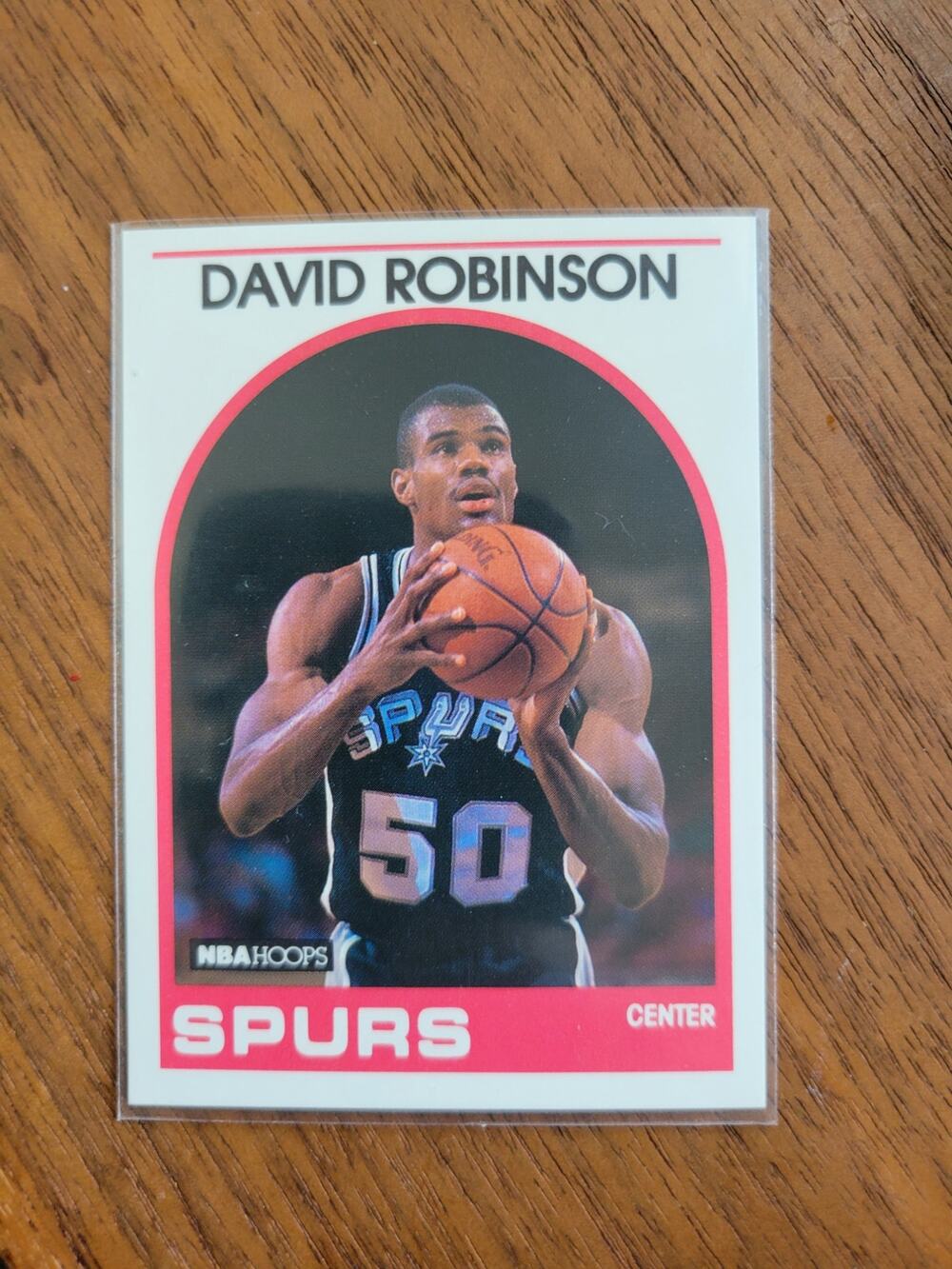 David Robinson 1989-1990 NBA Hoops Series 2 #310 - Rookie - San Antonio Spurs